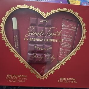 Brand New Sabrina Carpenter Sweet Tooth Cherry Baby Gift Set